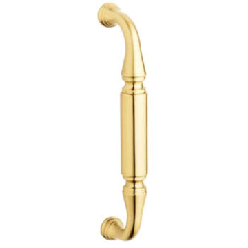 Baldwin 10 Inch Center to Center Richmond Style Door Pull with Rosettes